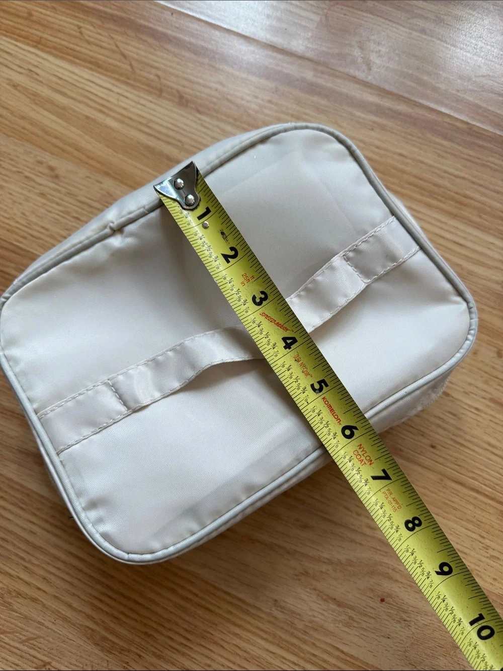 Cream Cosmetic Case